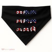 American Gamer Mash Up Controllers USA-Made Doggie Bandana thumb 0