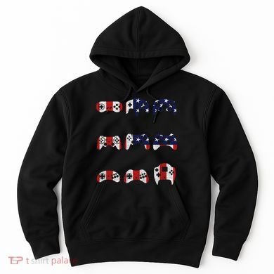 American Gamer Mash Up Controllers Hoodie