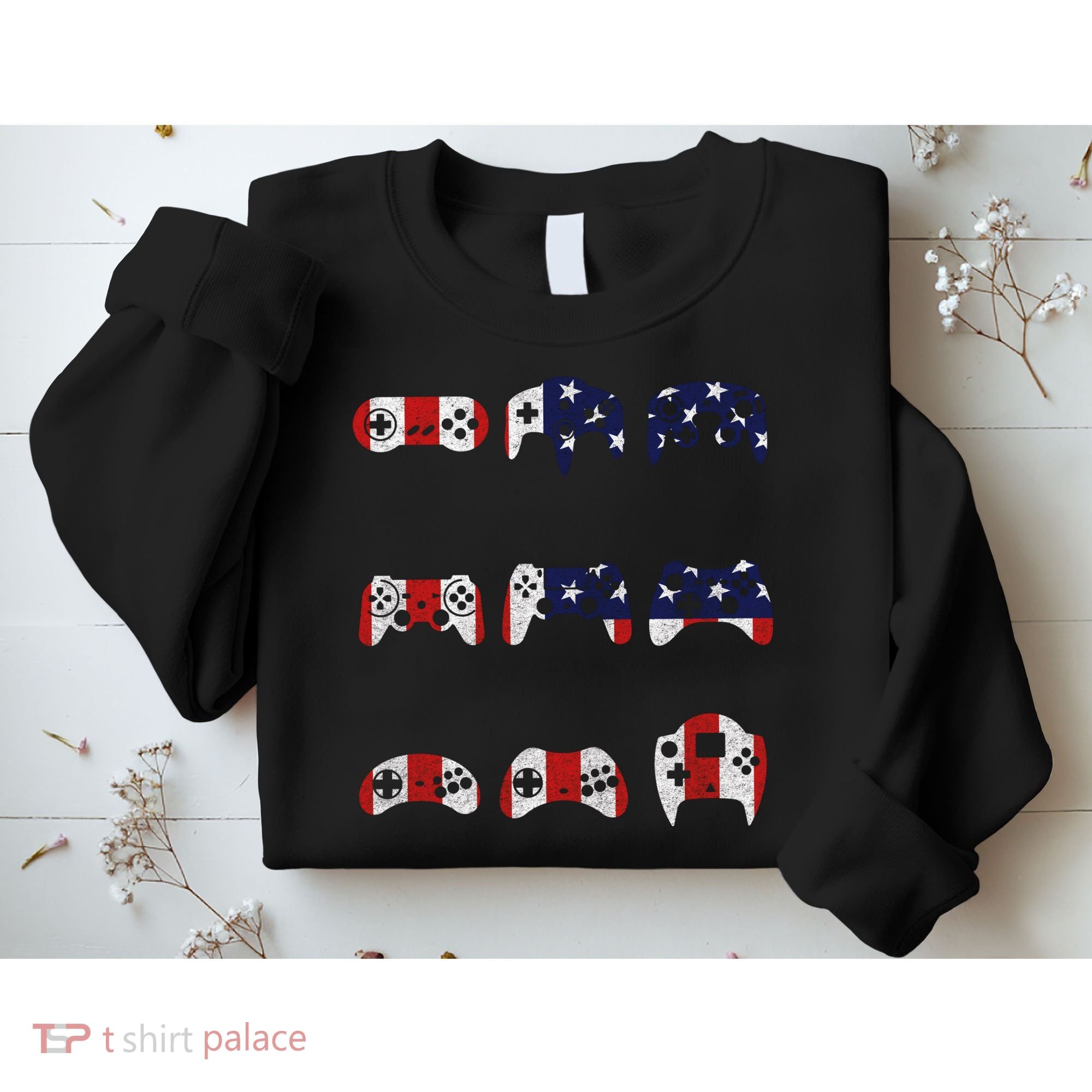American Gamer Mash Up Controllers Sweatshirt