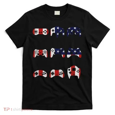 American Gamer Mash Up Controllers T-Shirt
