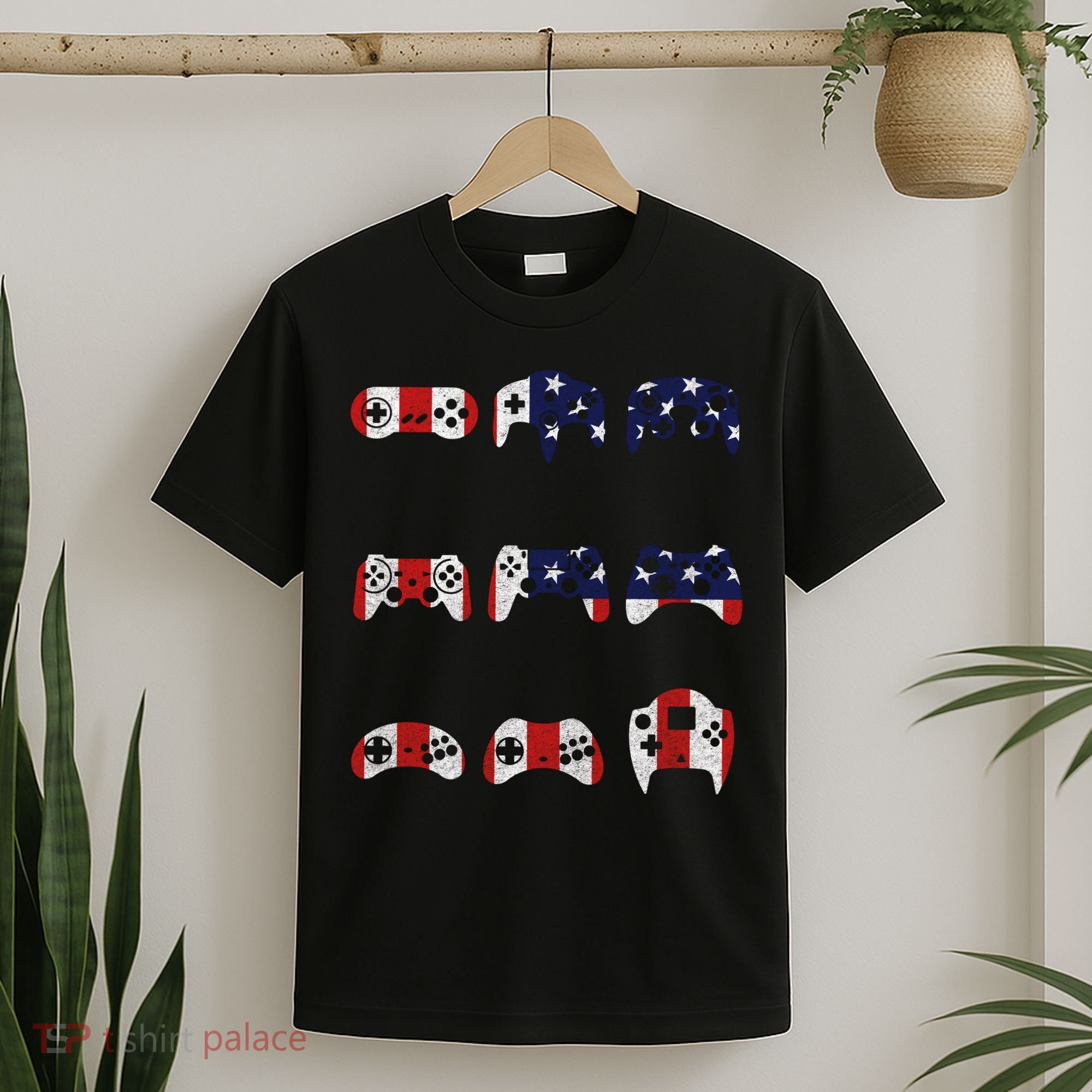 American Gamer Mash Up Controllers T-Shirt