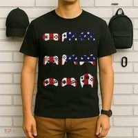 American Gamer Mash Up Controllers T-Shirt thumb 6