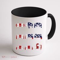 American Gamer Mash Up Controllers Coffee Mug thumb 1