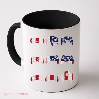 American Gamer Mash Up Controllers Coffee Mug