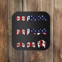 American Gamer Mash Up Controllers Coaster thumb 0