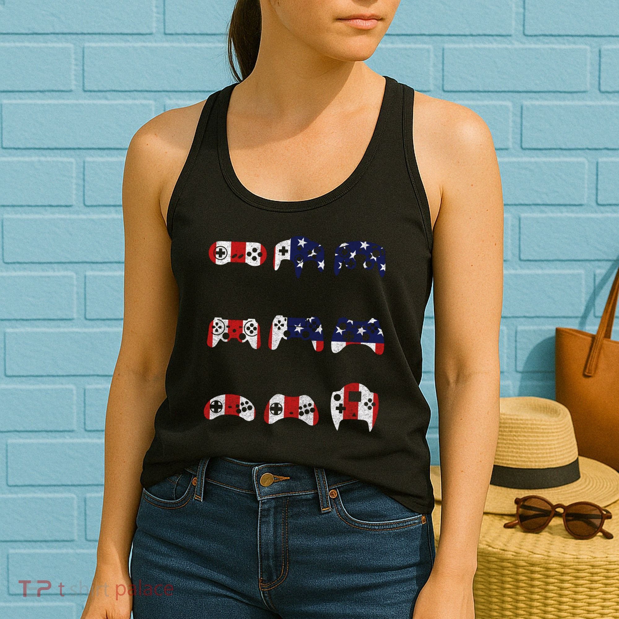 American Gamer Mash Up Controllers Women's Tank Top