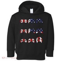 American Gamer Mash Up Controllers Toddler Hoodie thumb 0