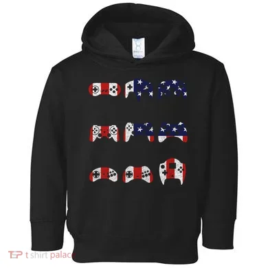 American Gamer Mash Up Controllers Toddler Hoodie