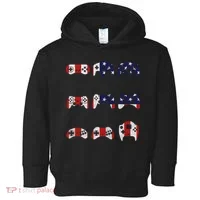 American Gamer Mash Up Controllers Toddler Hoodie thumb 0