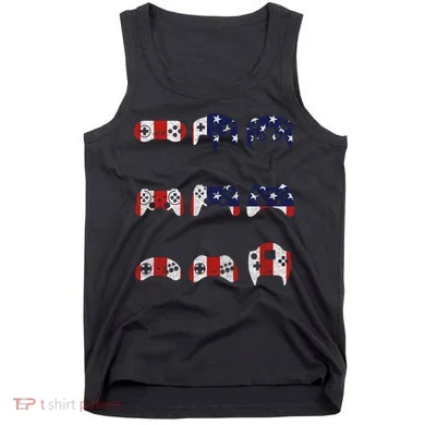 American Gamer Mash Up Controllers Tank Top