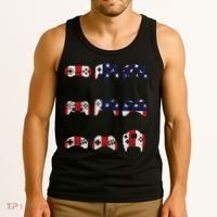 American Gamer Mash Up Controllers Tank Top thumb 3