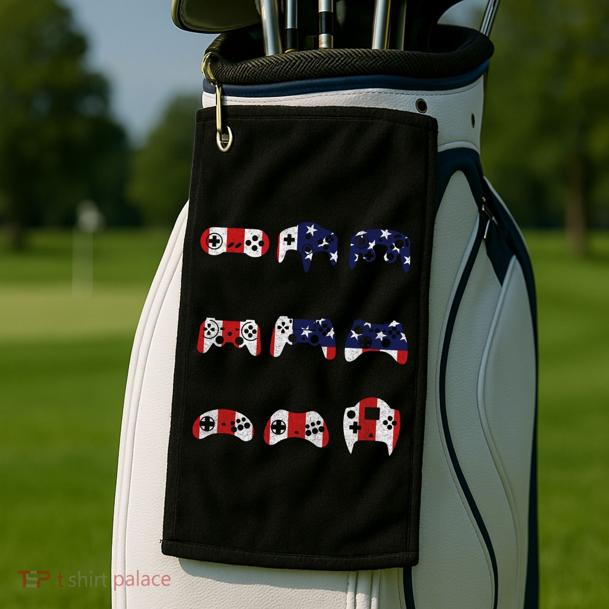 American Gamer Mash Up Controllers Golf Towel
