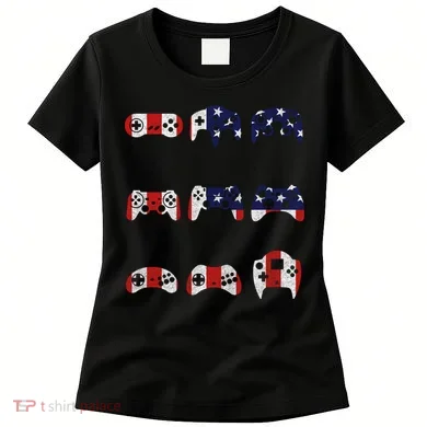 American Gamer Mash Up Controllers Women's T-Shirt