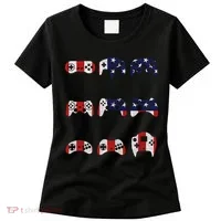 American Gamer Mash Up Controllers Women's T-Shirt thumb 0