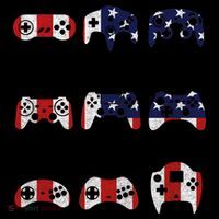 American Gamer Mash Up Controllers Kids Sweatshirt thumb 2