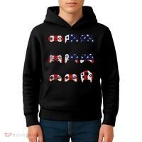American Gamer Mash Up Controllers Kids Hoodie thumb 4