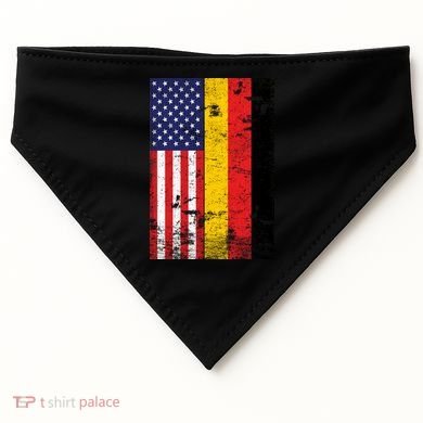 American German Flag USA-Made Doggie Bandana