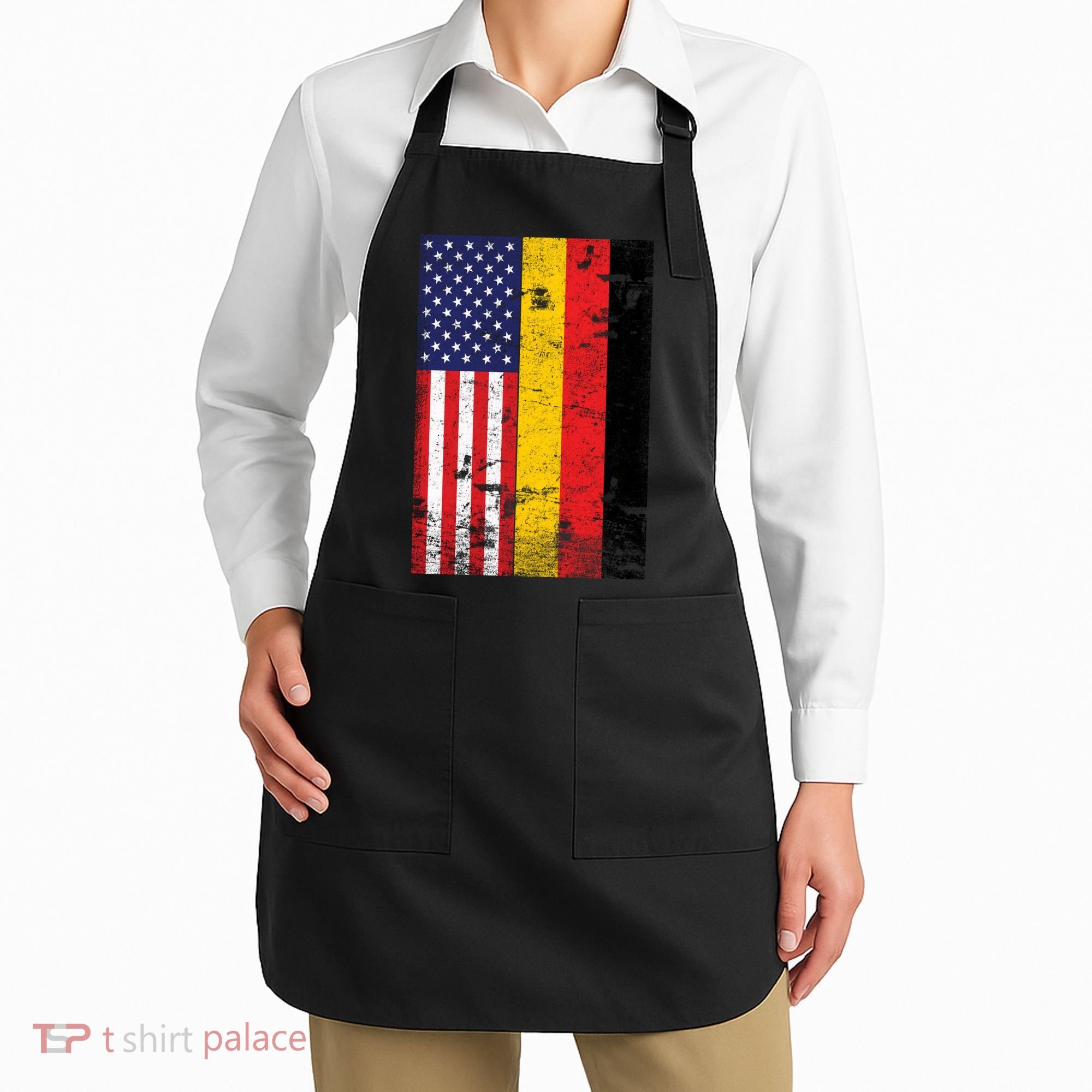 American German Flag Apron