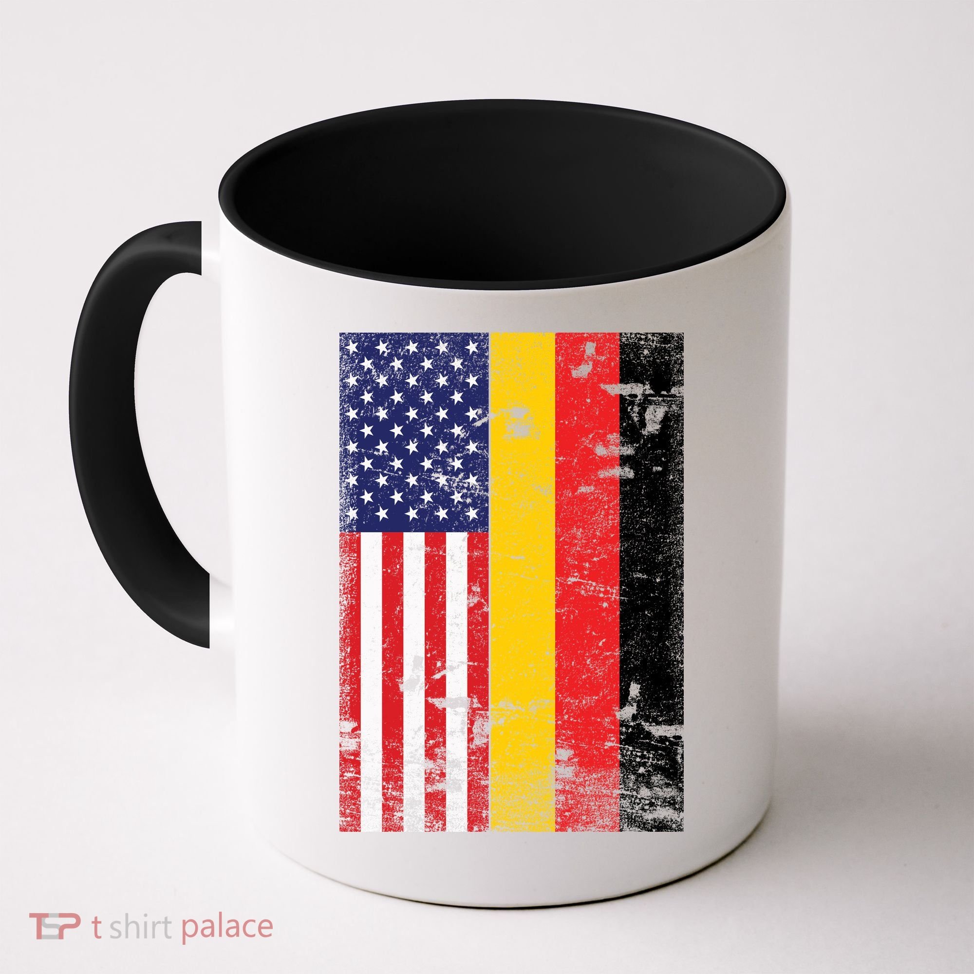 American German Flag Coffee Mug