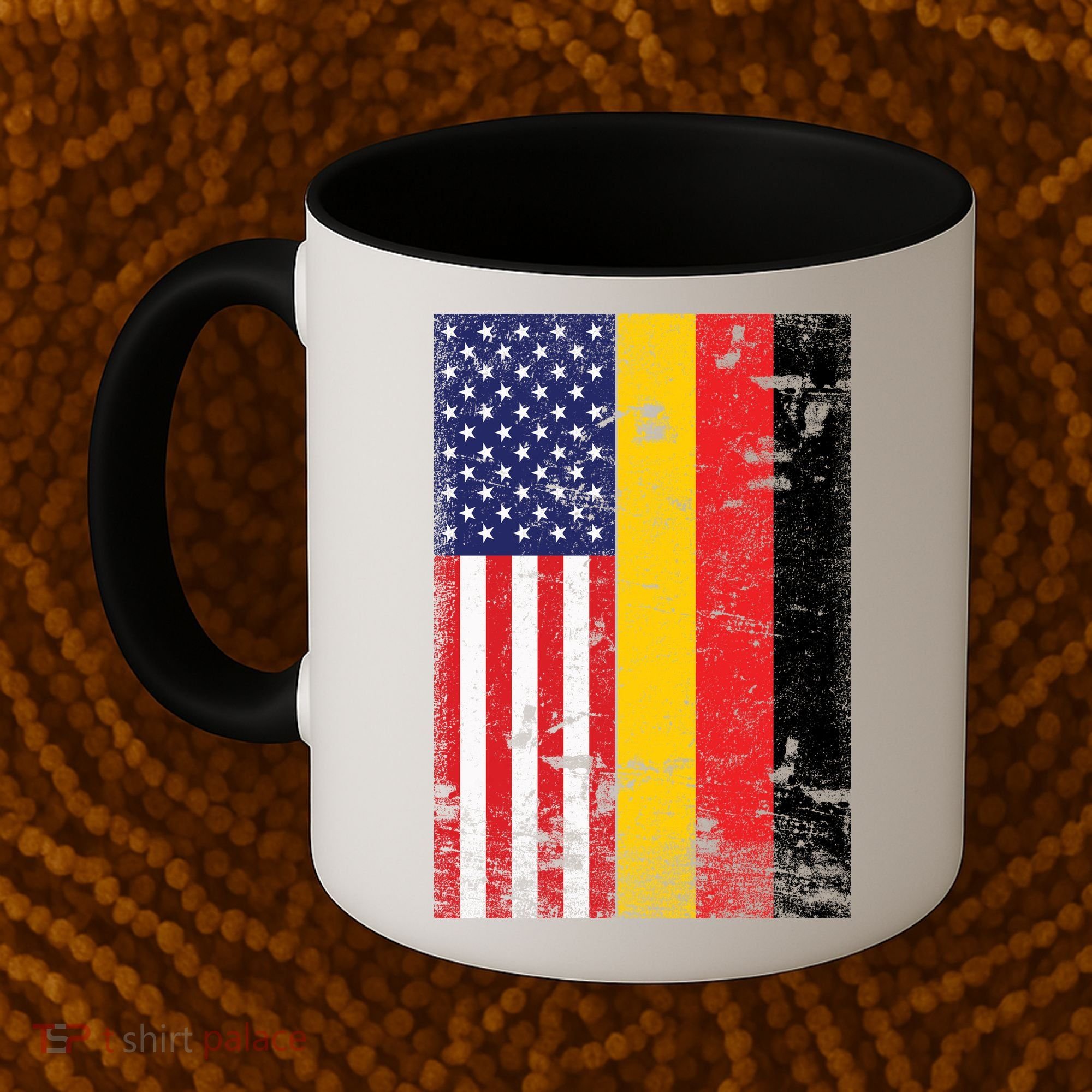 American German Flag Coffee Mug