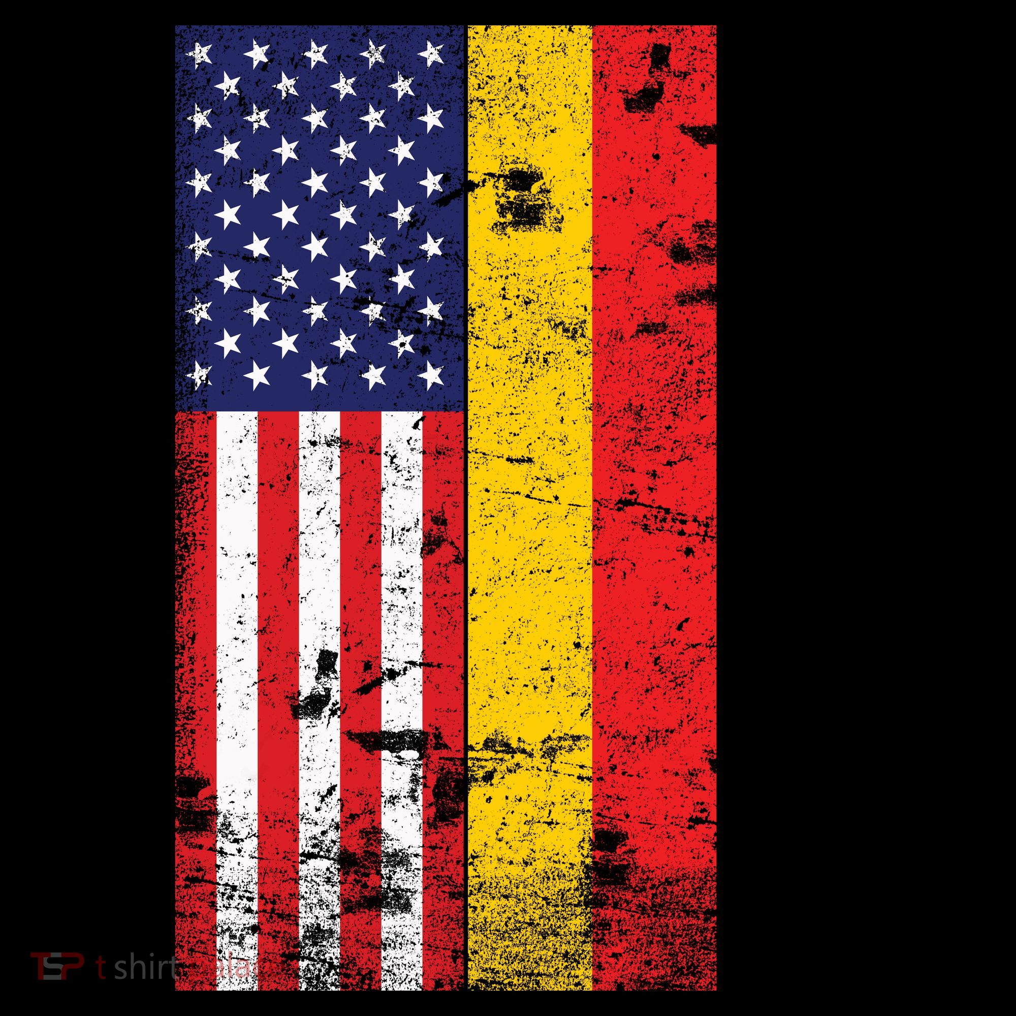American German Flag Women's Hoodie
