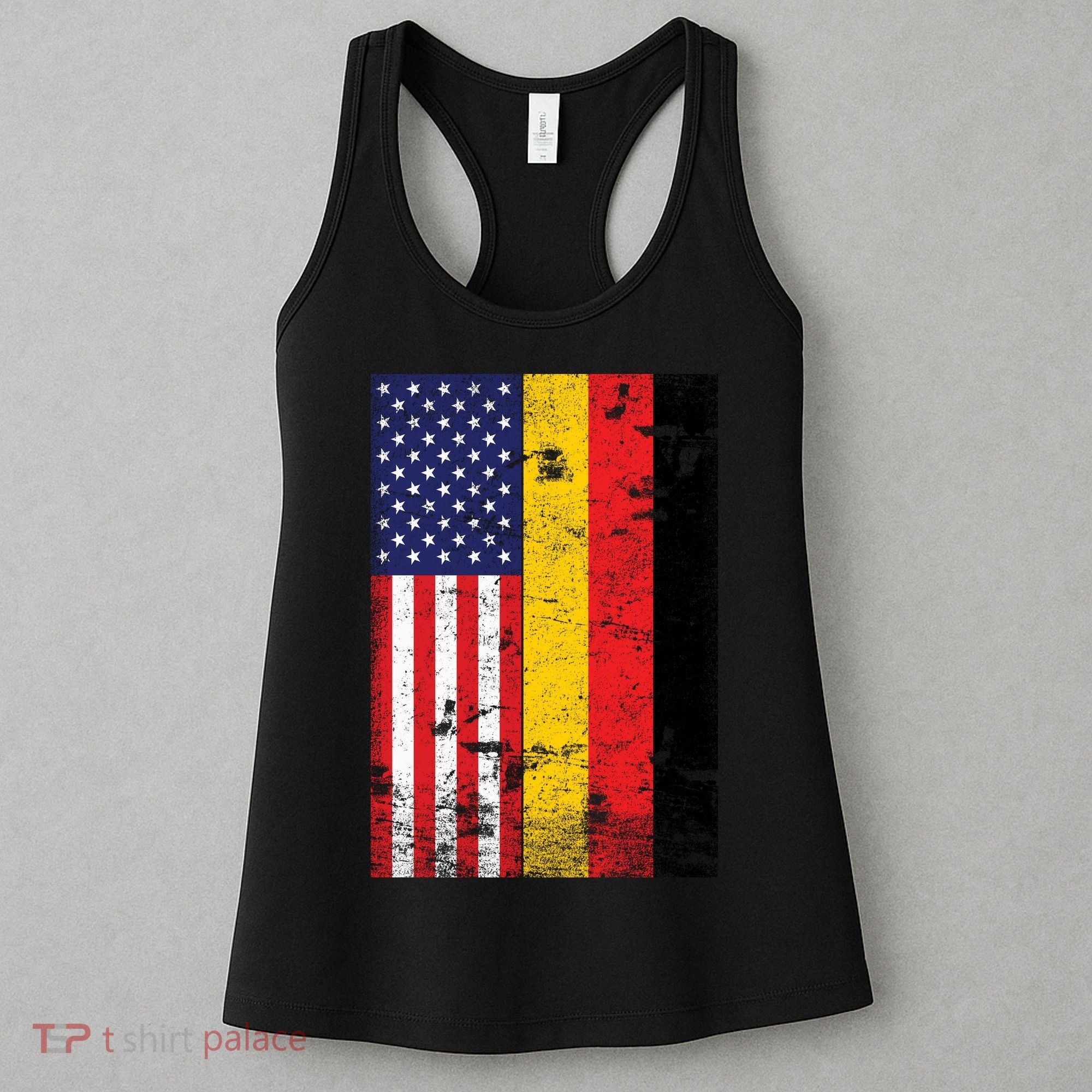 American German Flag Women's Tank Top