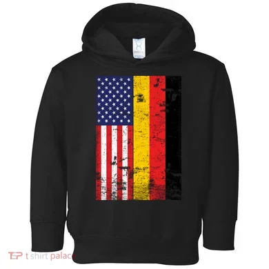 American German Flag Toddler Hoodie