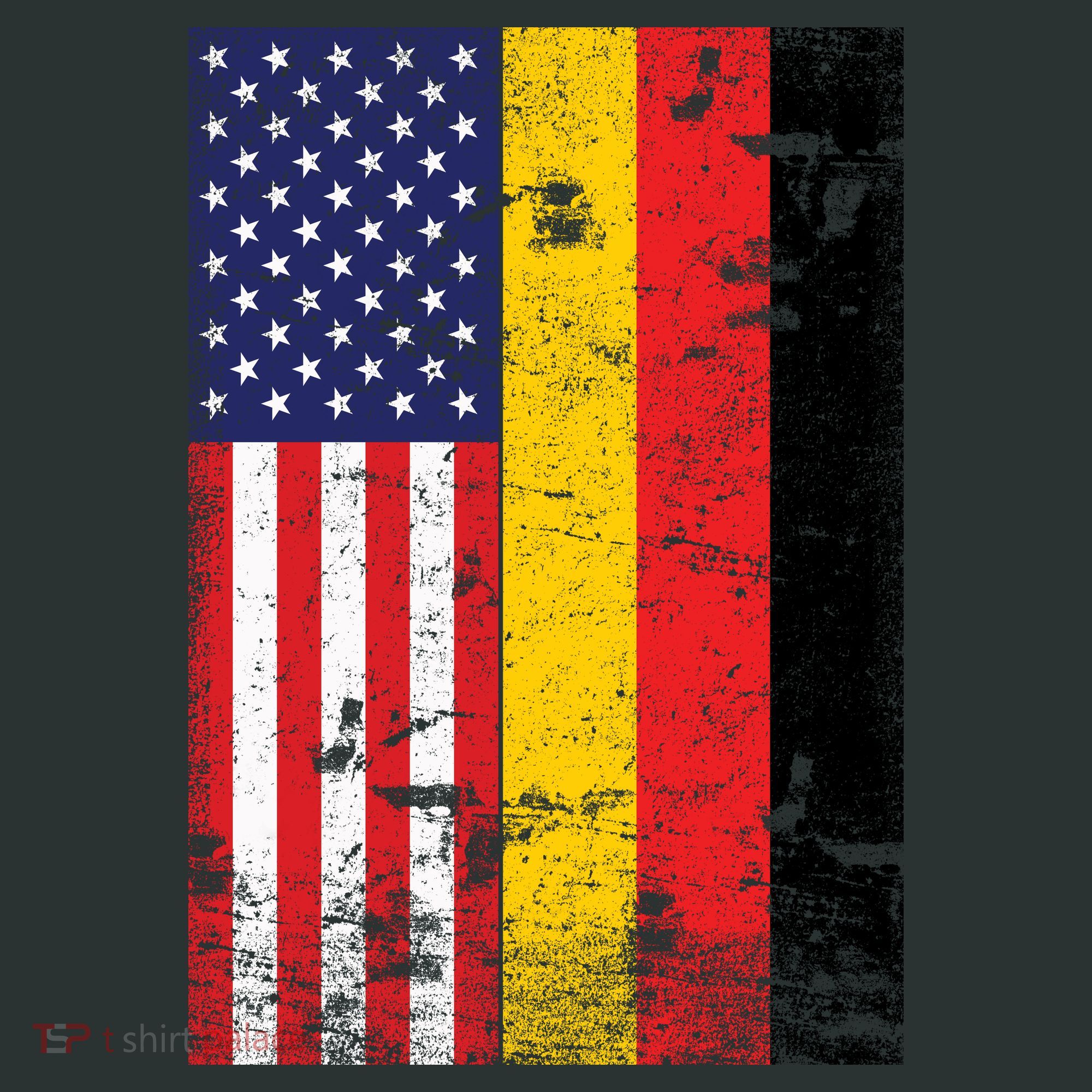 American German Flag Sweatshirt