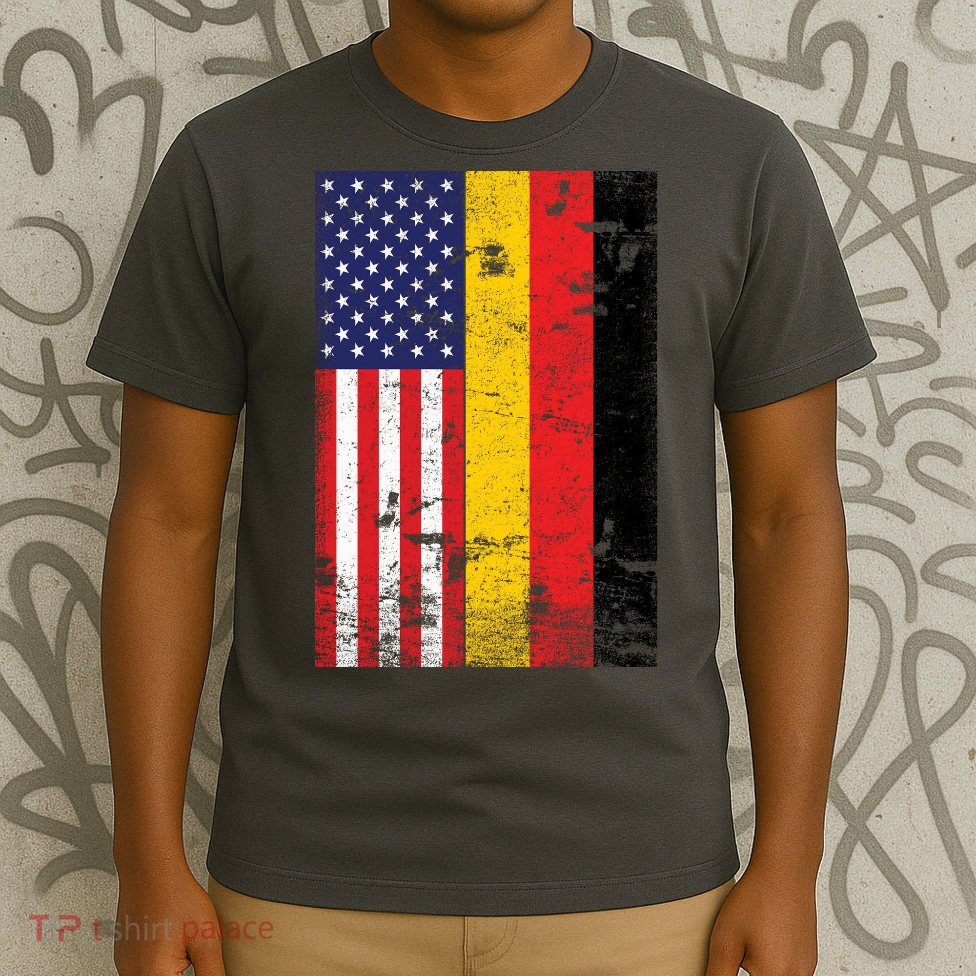 American German Flag T-Shirt