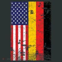 American German Flag Button thumb 1