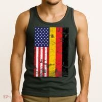 American German Flag Tank Top thumb 3