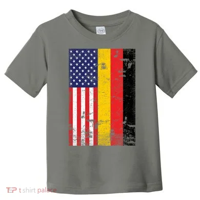 American German Flag Toddler T-Shirt