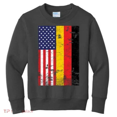 American German Flag Kids Sweatshirt