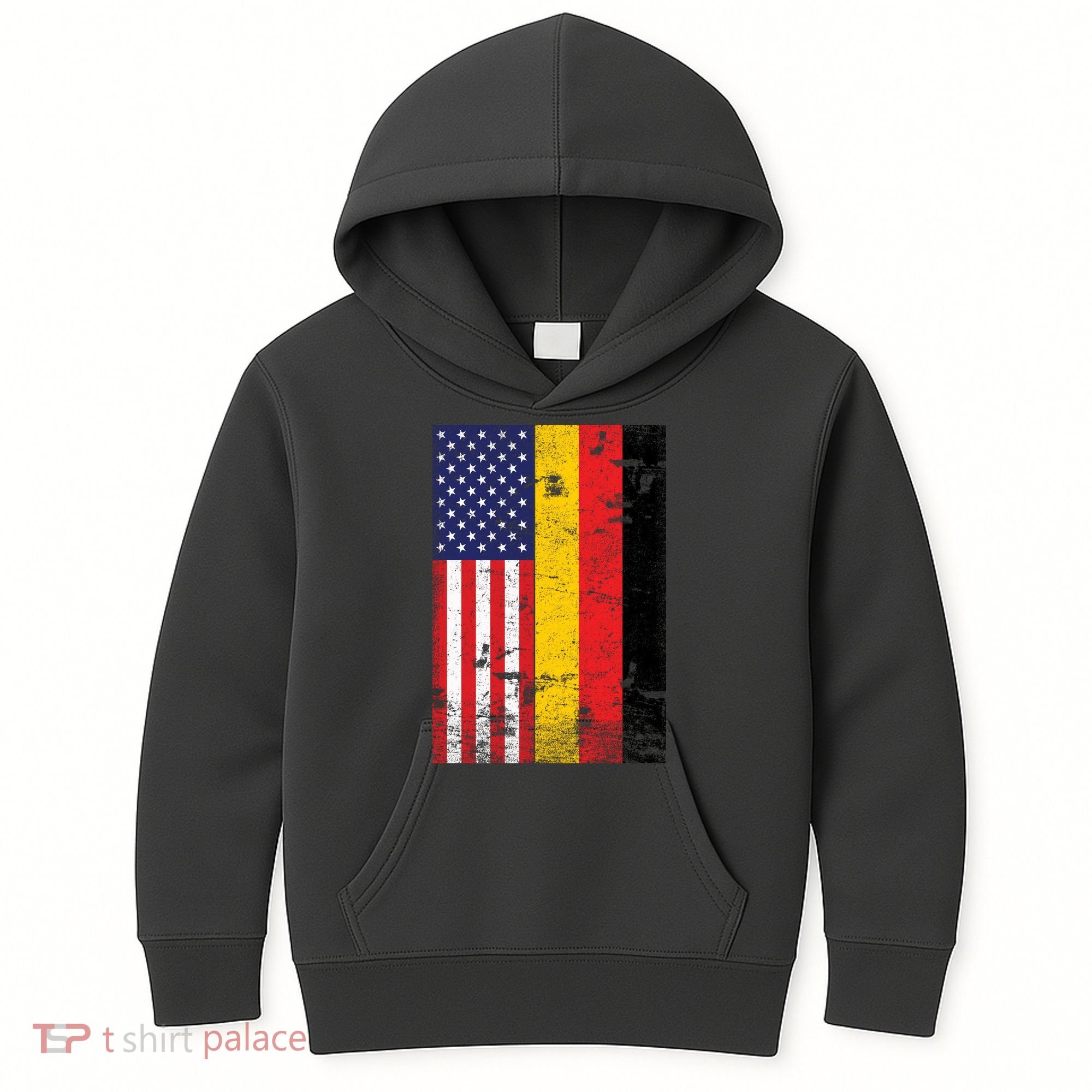 American German Flag Kids Hoodie