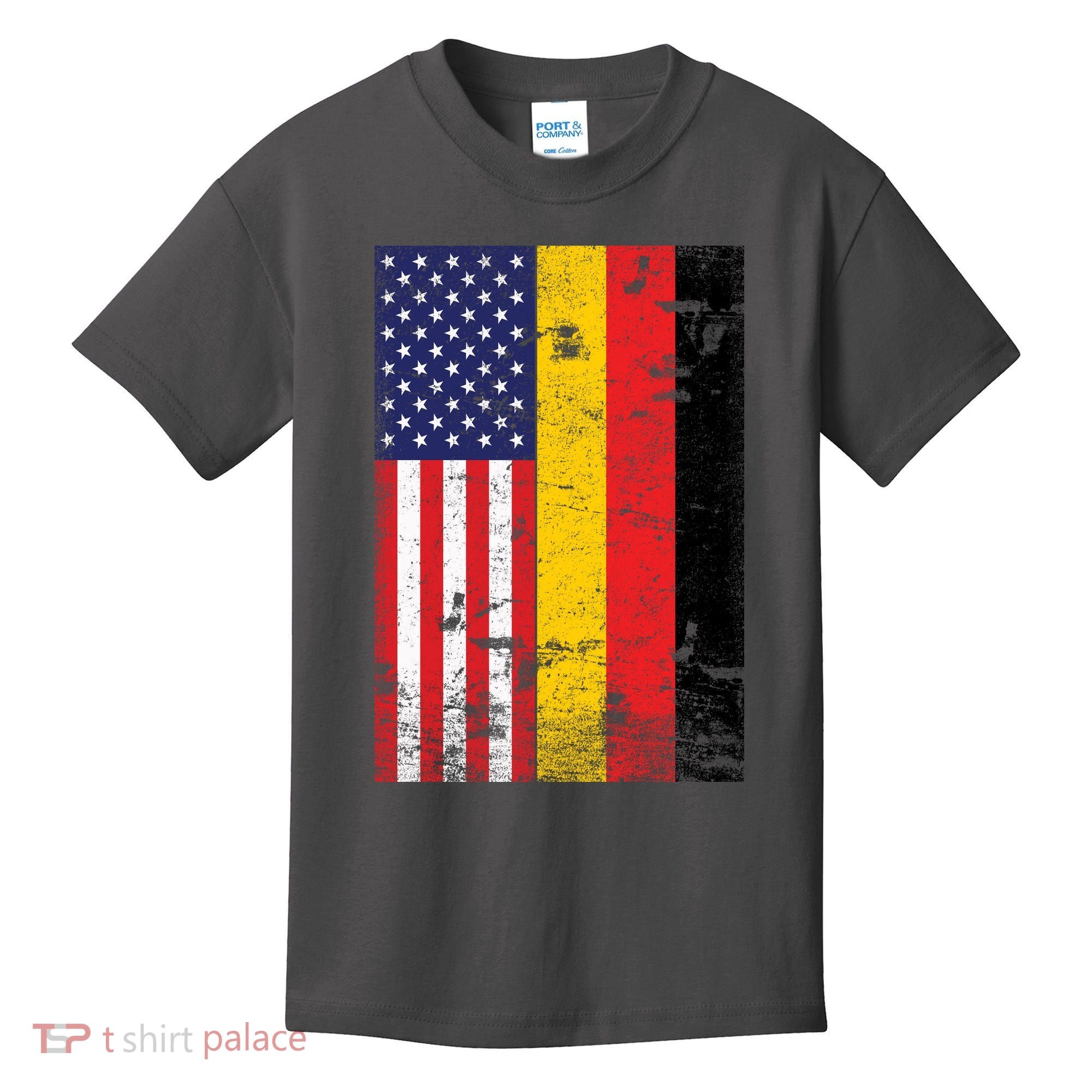 American German Flag Kids T-Shirt
