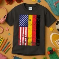 American German Flag Kids T-Shirt thumb 3