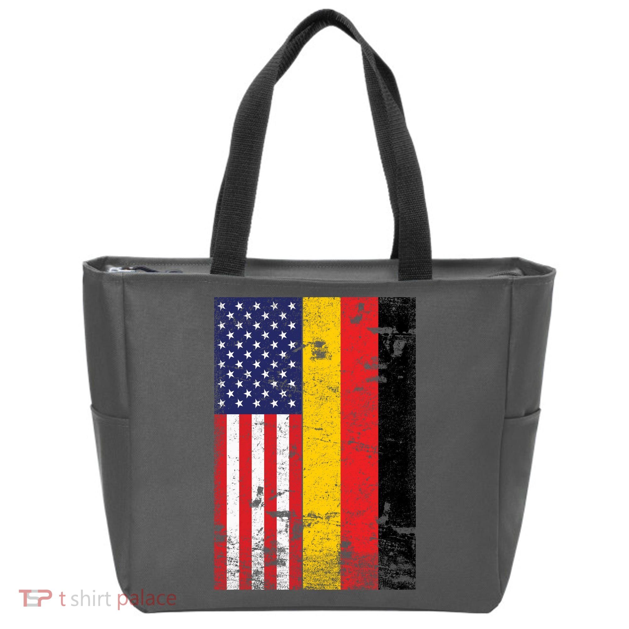 American German Flag Tote Bag