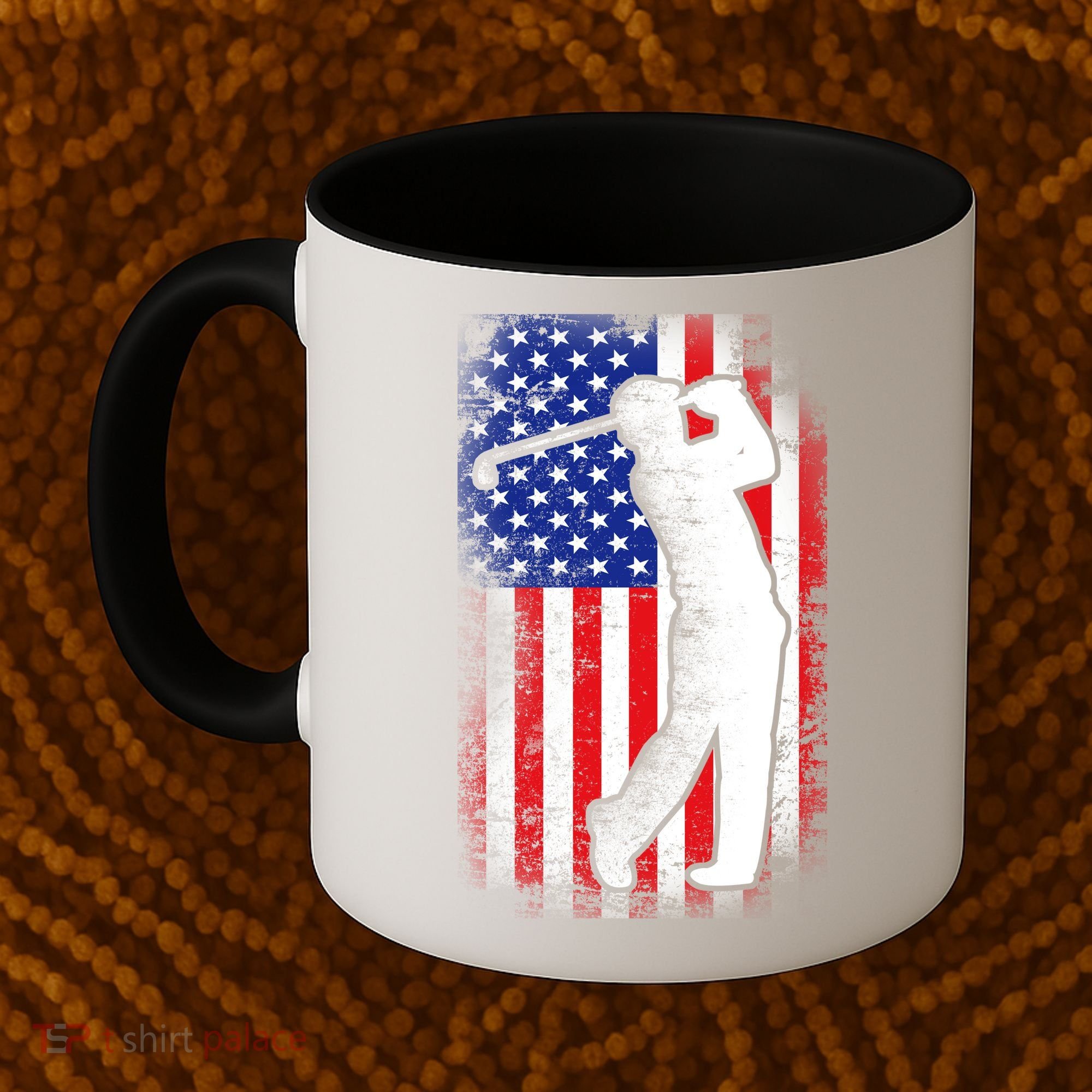 American Golf Flag Coffee Mug