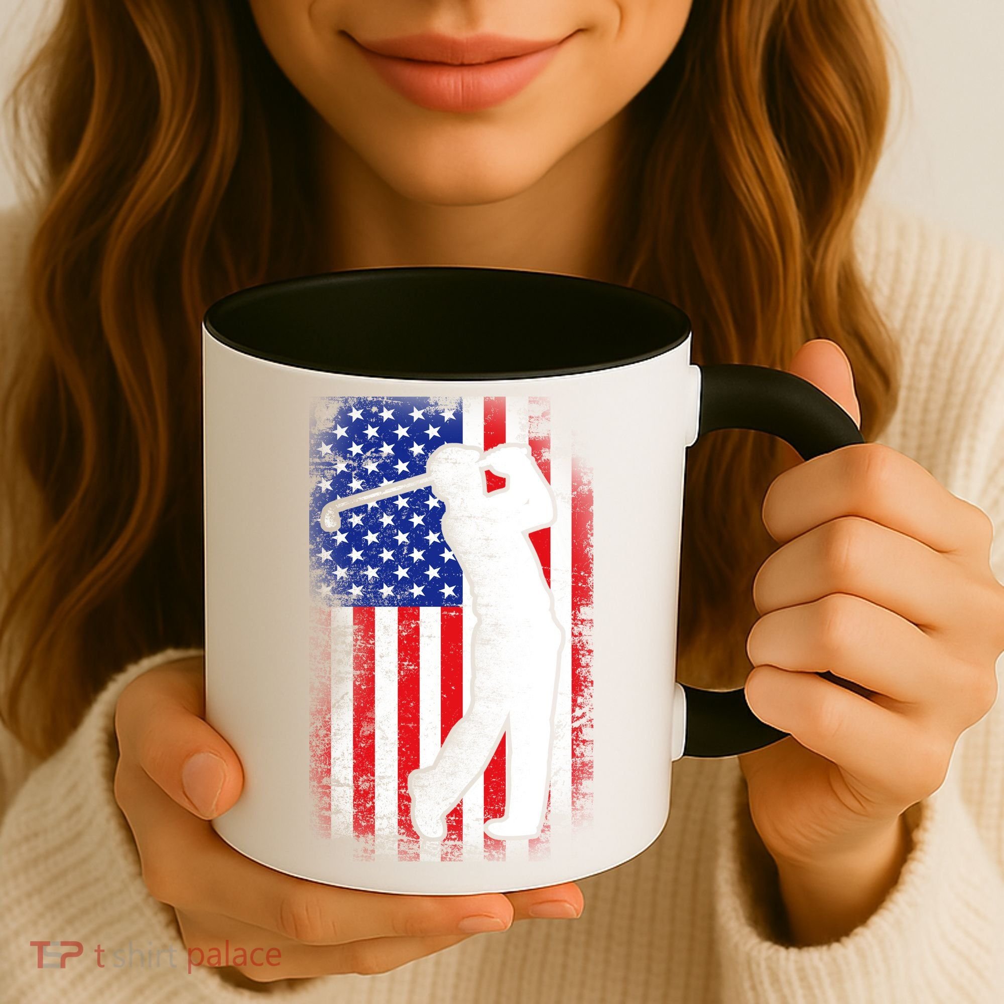 American Golf Flag Coffee Mug