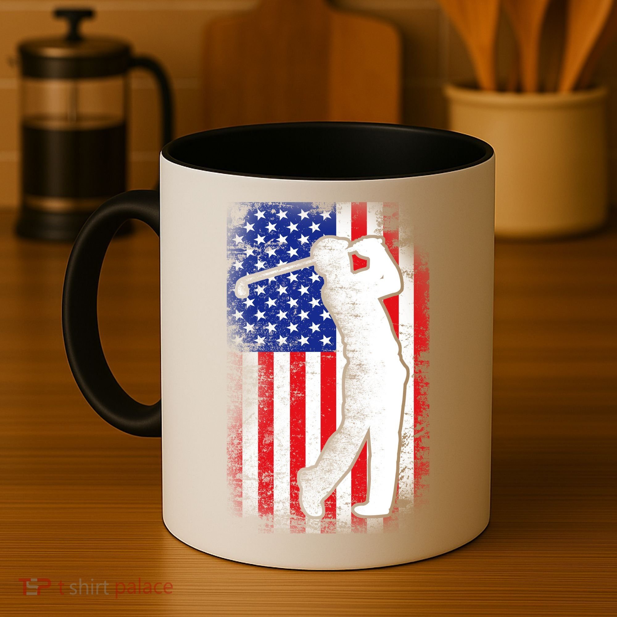 American Golf Flag Coffee Mug