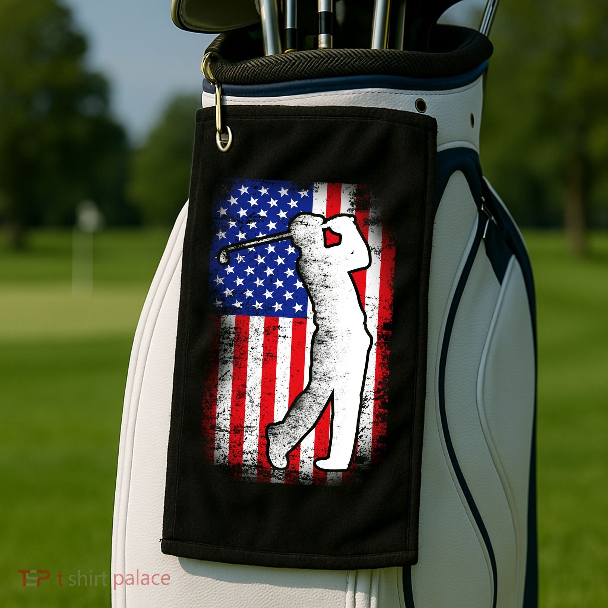 American Golf Flag Golf Towel