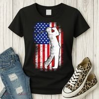 American Golf Flag Women's T-Shirt thumb 3