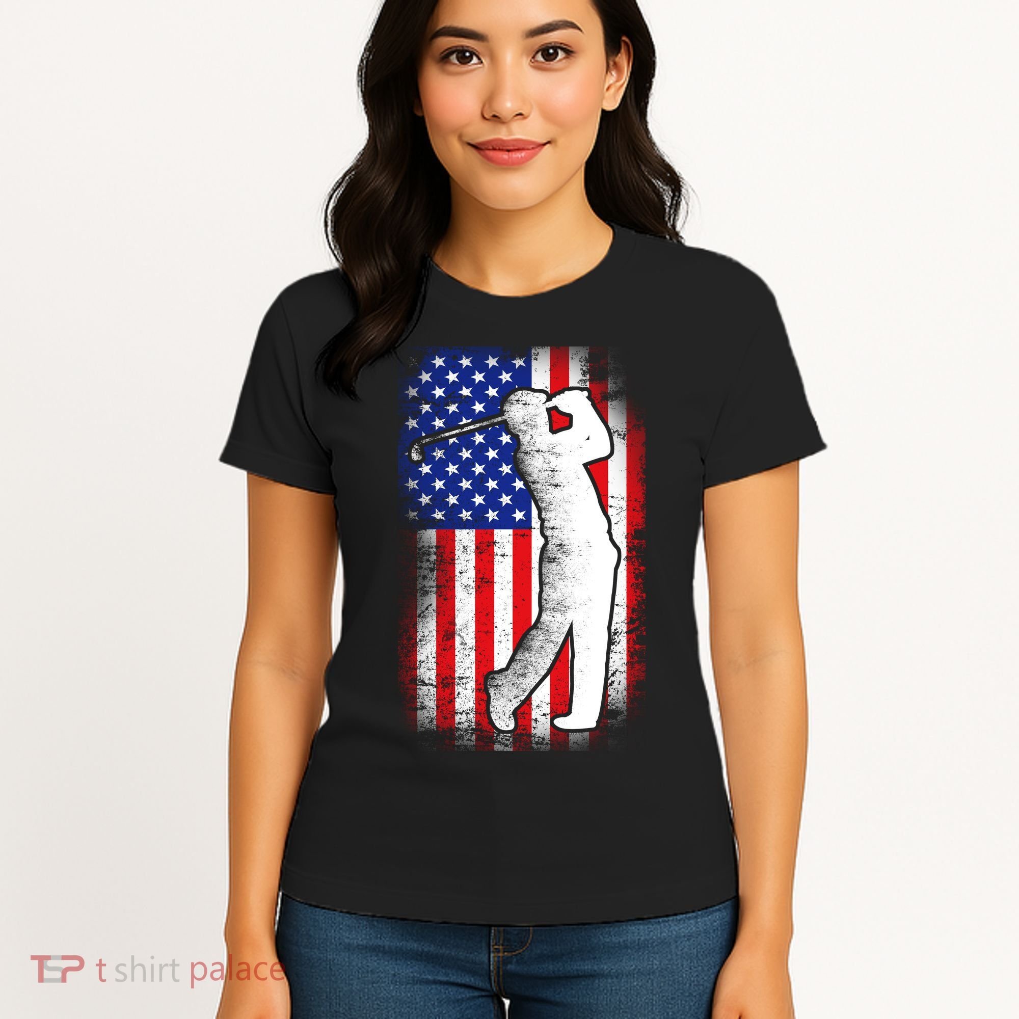American Golf Flag Women's T-Shirt