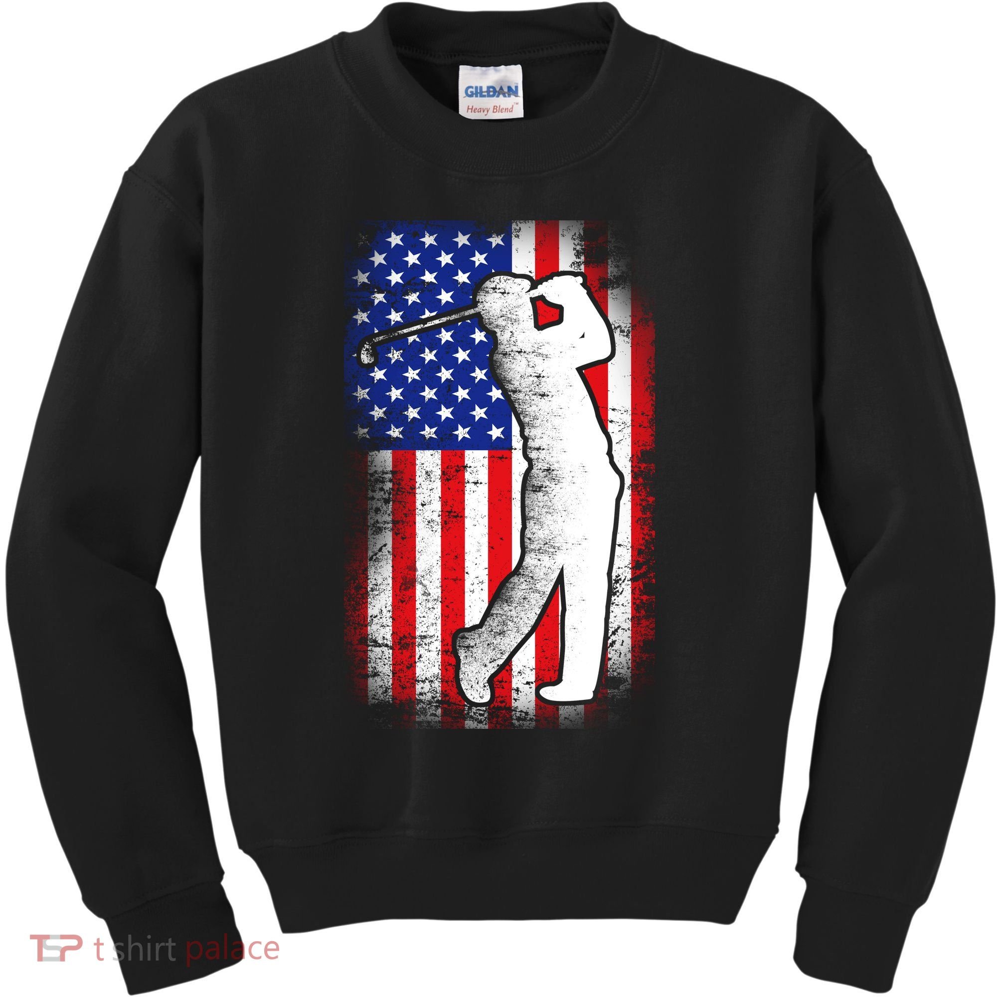 American Golf Flag Kids Sweatshirt