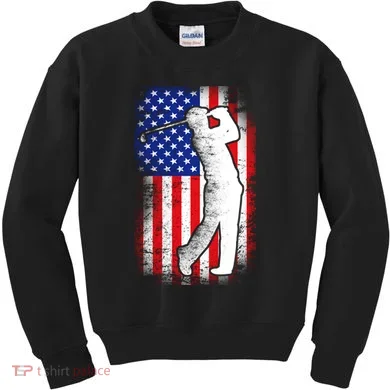 American Golf Flag Kids Sweatshirt