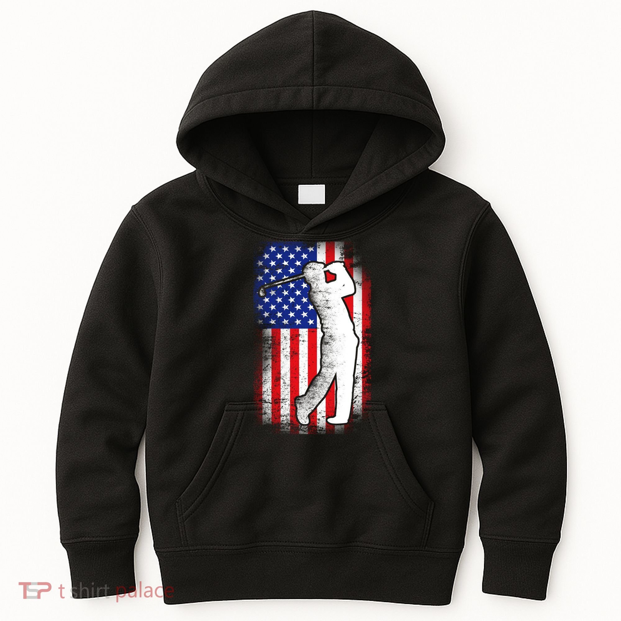 American Golf Flag Kids Hoodie