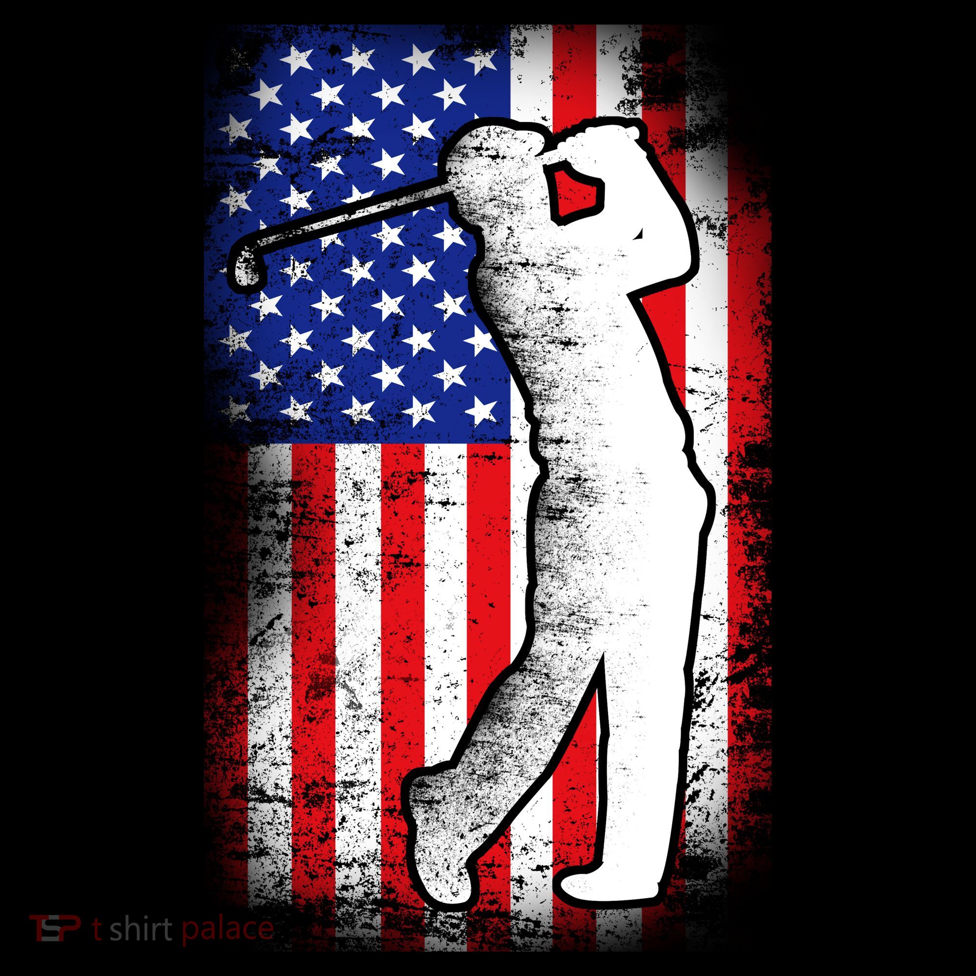 American Golf Flag Kids Hoodie