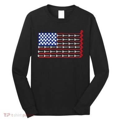 American Golf USA Flag Long Sleeve Shirt