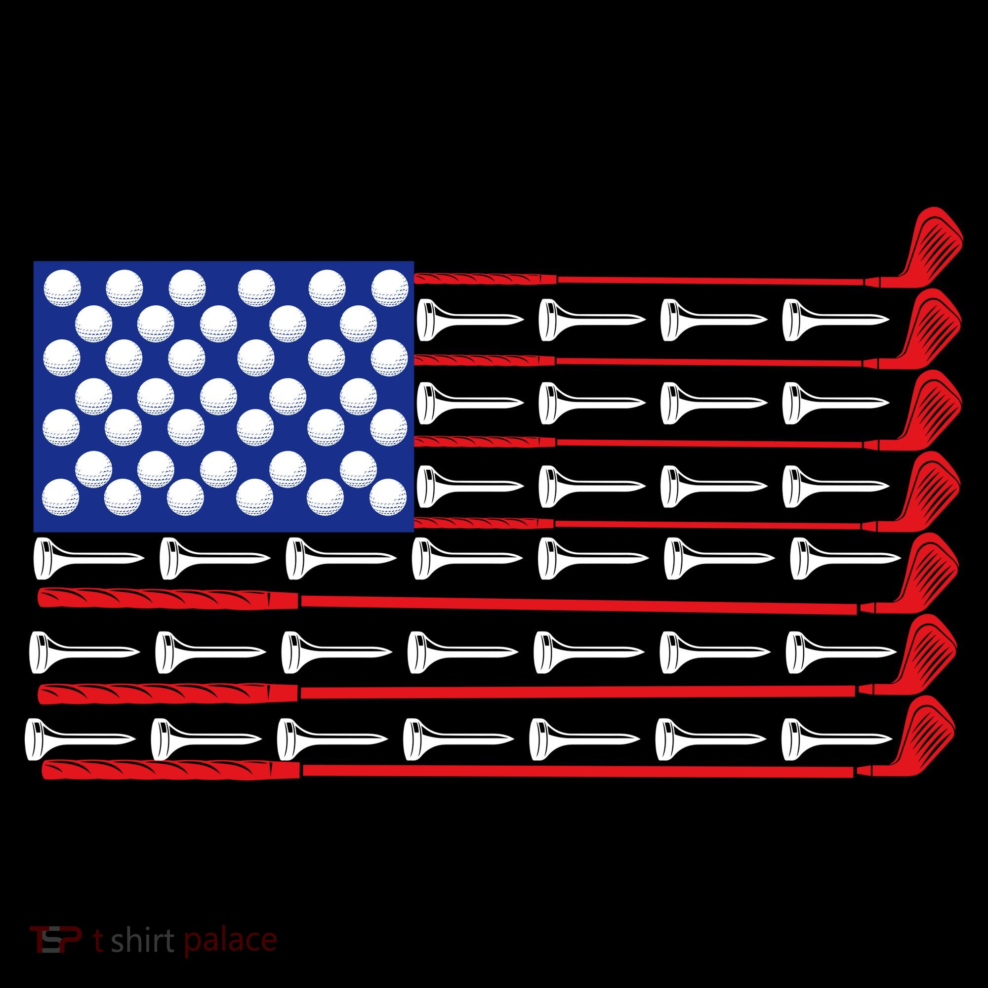 American Golf USA Flag Apron