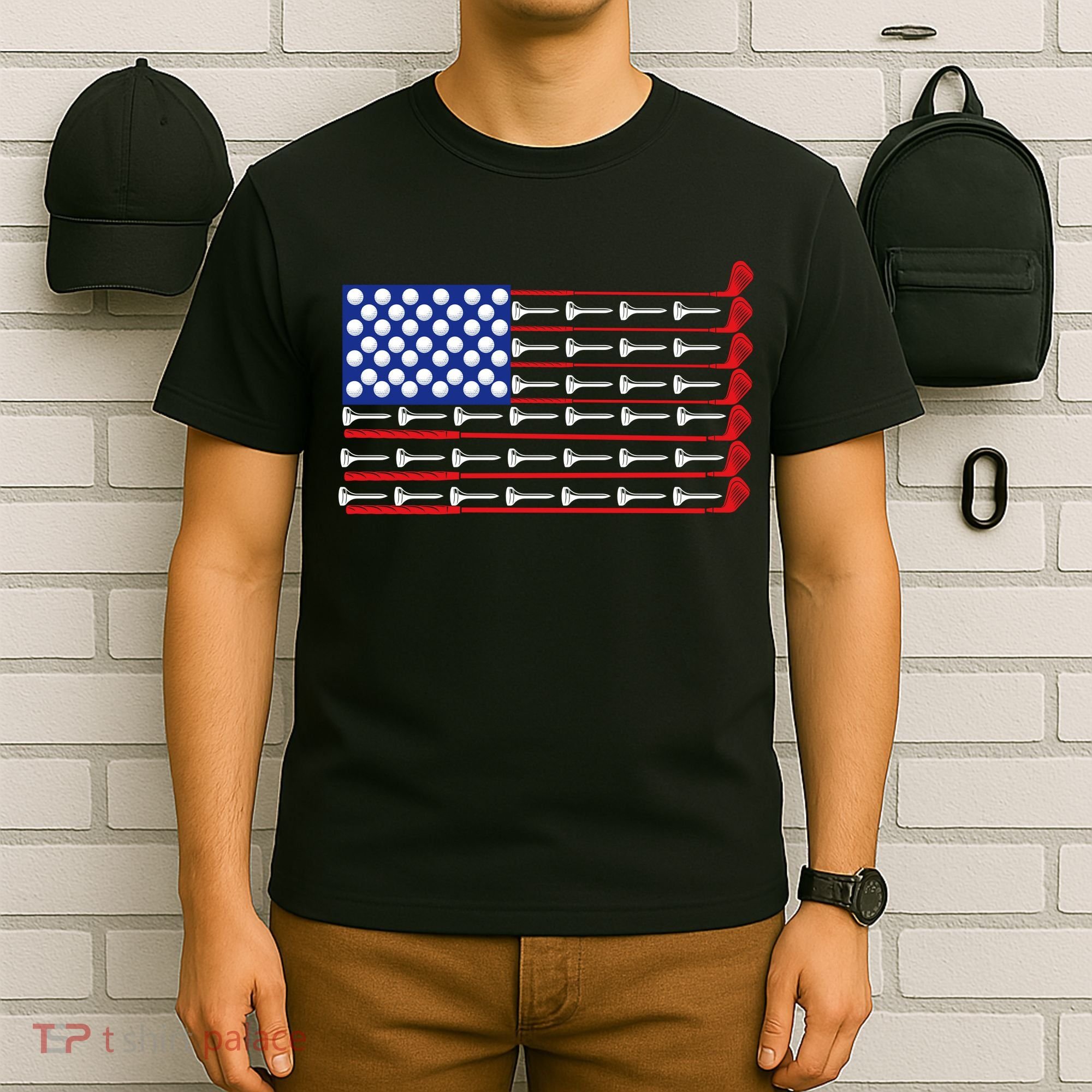 American Golf USA Flag T-Shirt